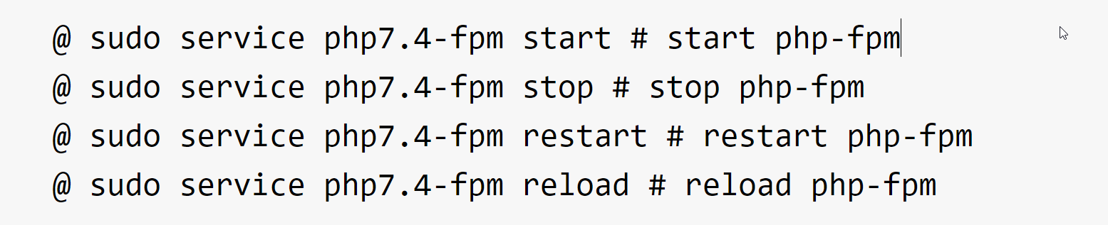 PHP-FPM Service - How to start,stop,reload - Ubuntu Severs – ipFail