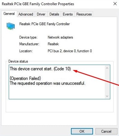 network-this-device-cannot-start-code-10-Error