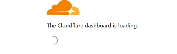 cloudflare-dashboard loading-stuck